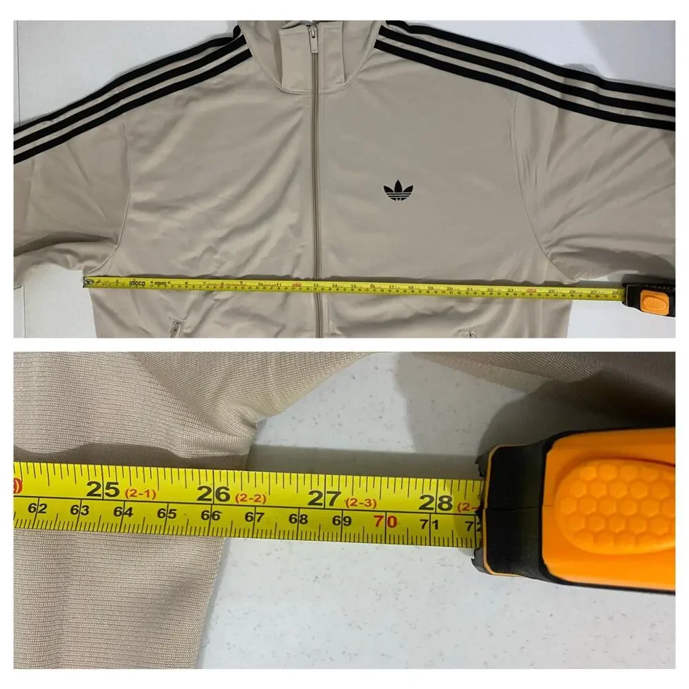 Adidas Originals Classics Firebird Tracksuit Stone Khaki Black Size L